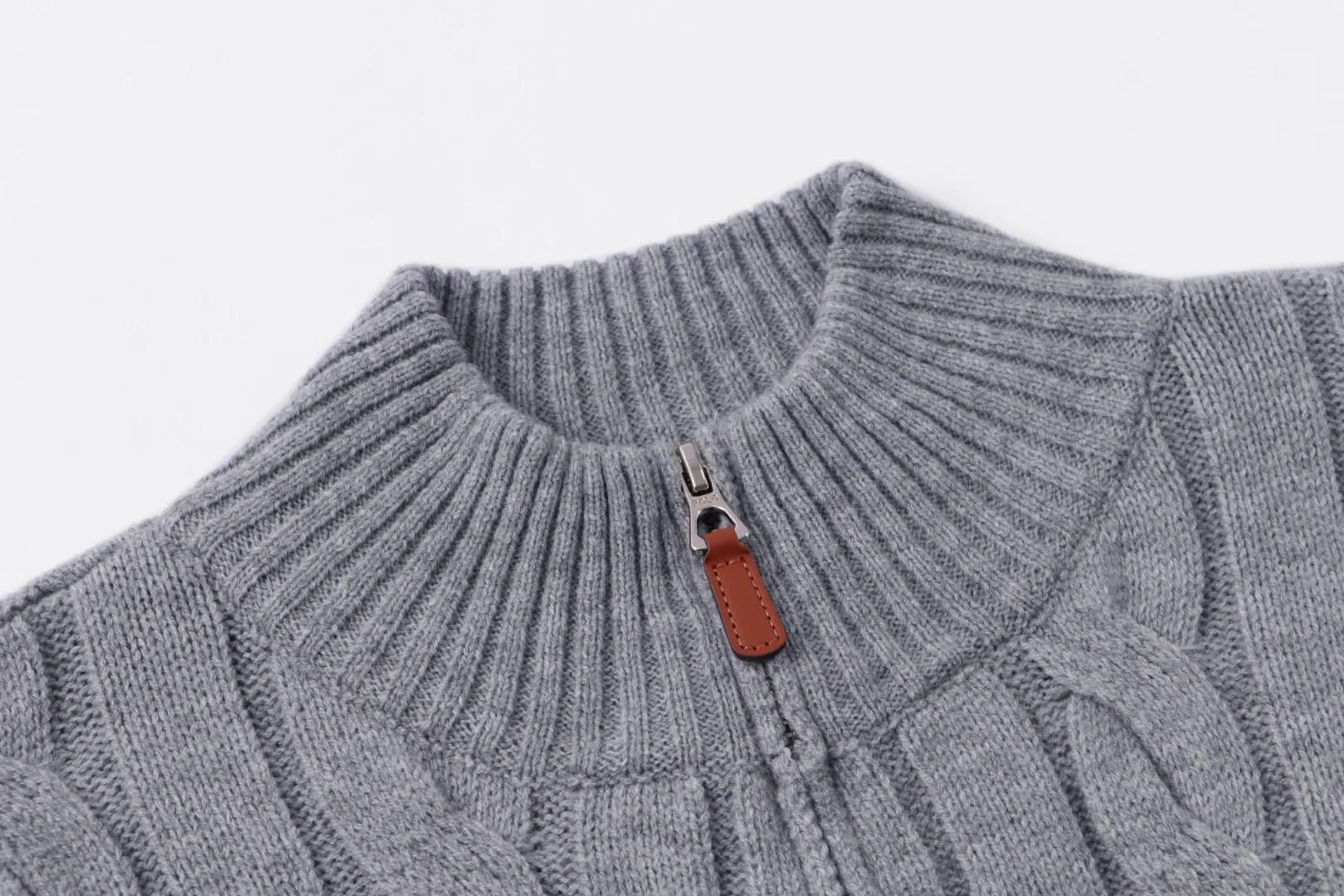 P230 RALPH LAUREN Ralph Lauren seven-color classic small label embroidered stand-collar long-sleeved half-zip knitted sweater tops for men and women seven colors Color: black white gray royal blue pink sky blue khaki code number: S M L XL material: cotton